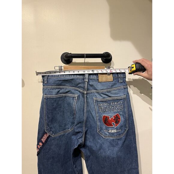 Vintage Wu Tang Clan Hip Hop Wide Rap Jeans Size 36 - Picture 11 of 11